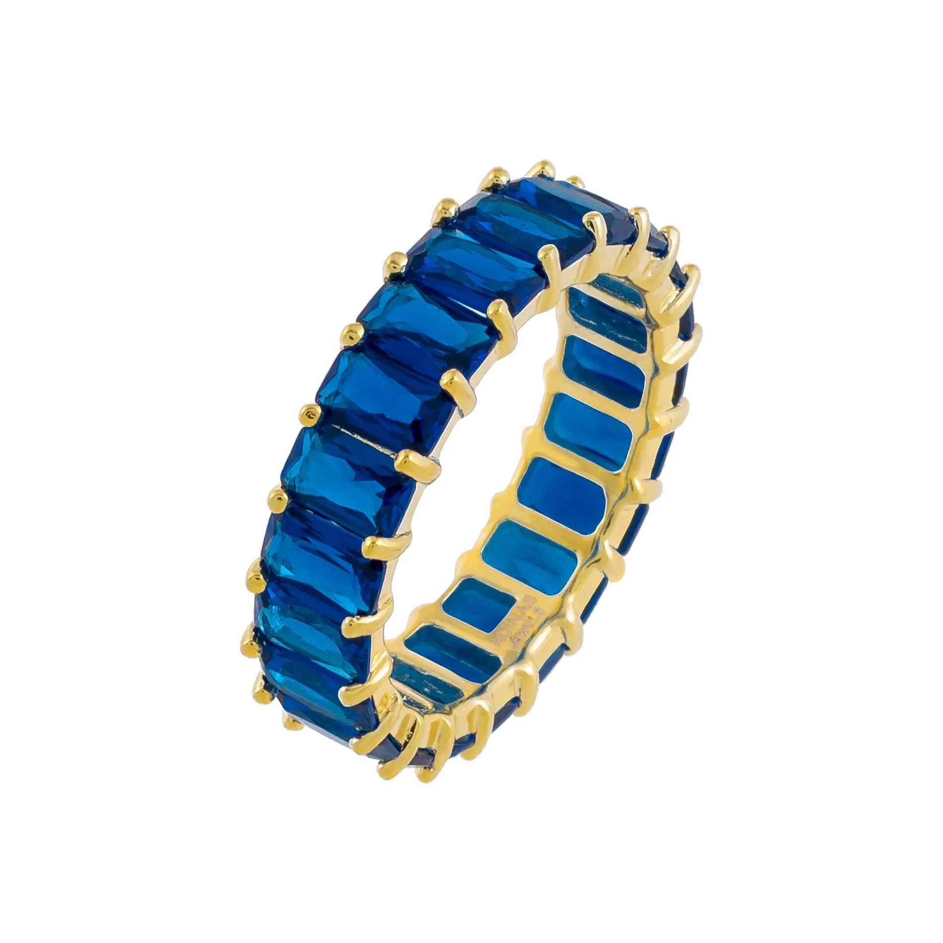 Colored Baguette Ring