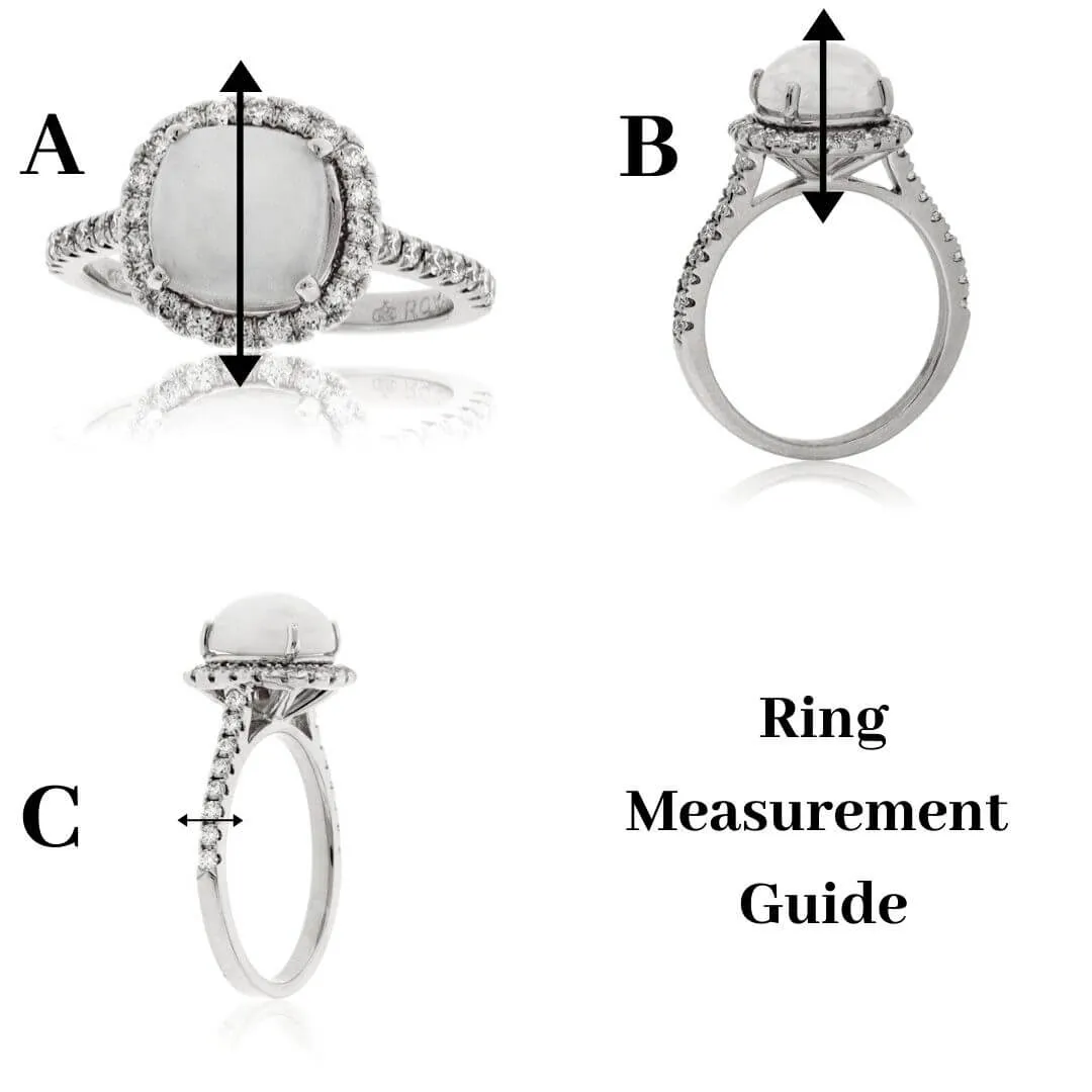 Colored Diamond Coffin Solitaire Bezel Ring
