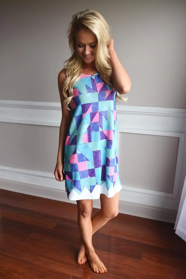 Colored Diamonds Dress