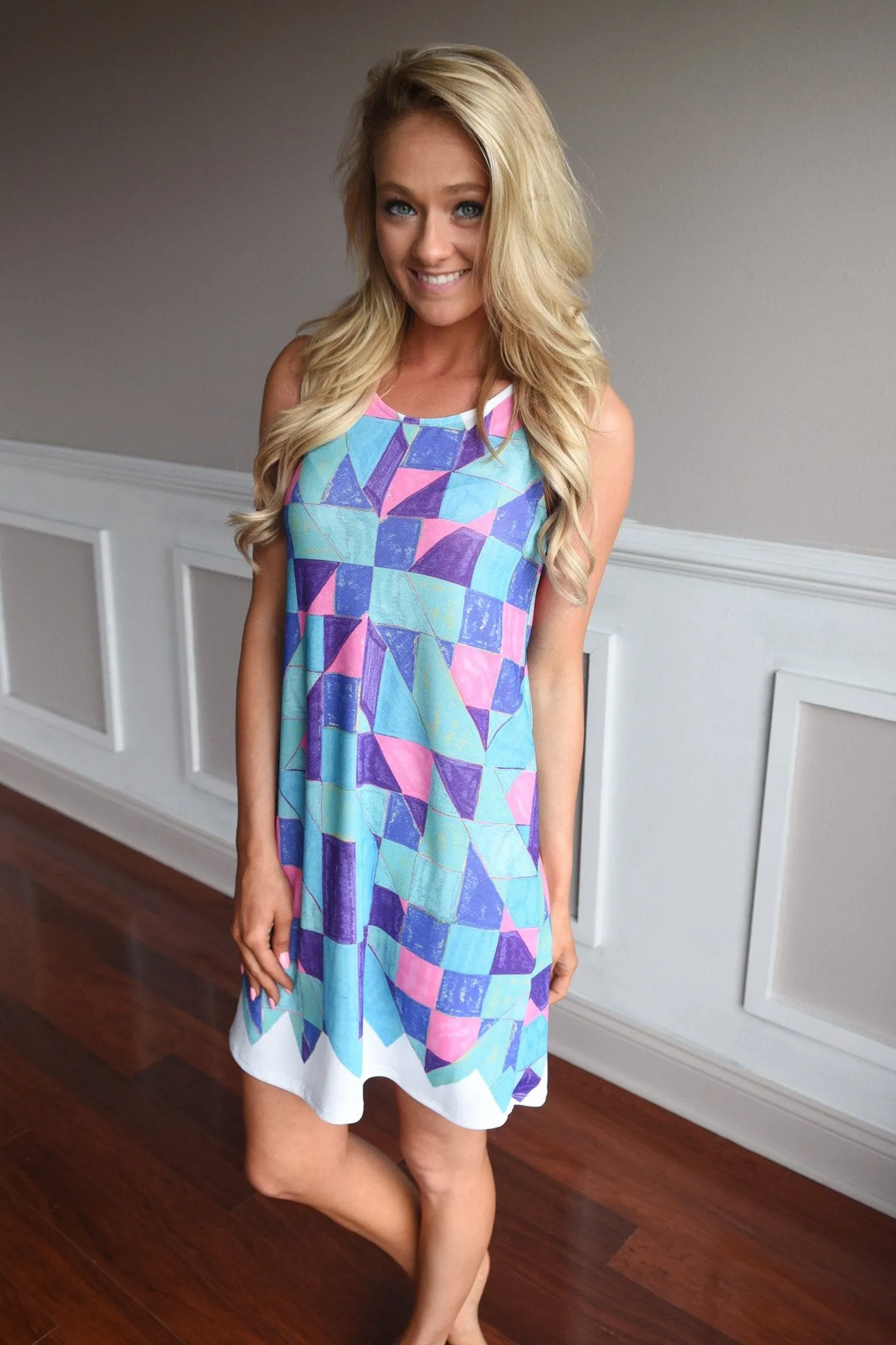 Colored Diamonds Dress