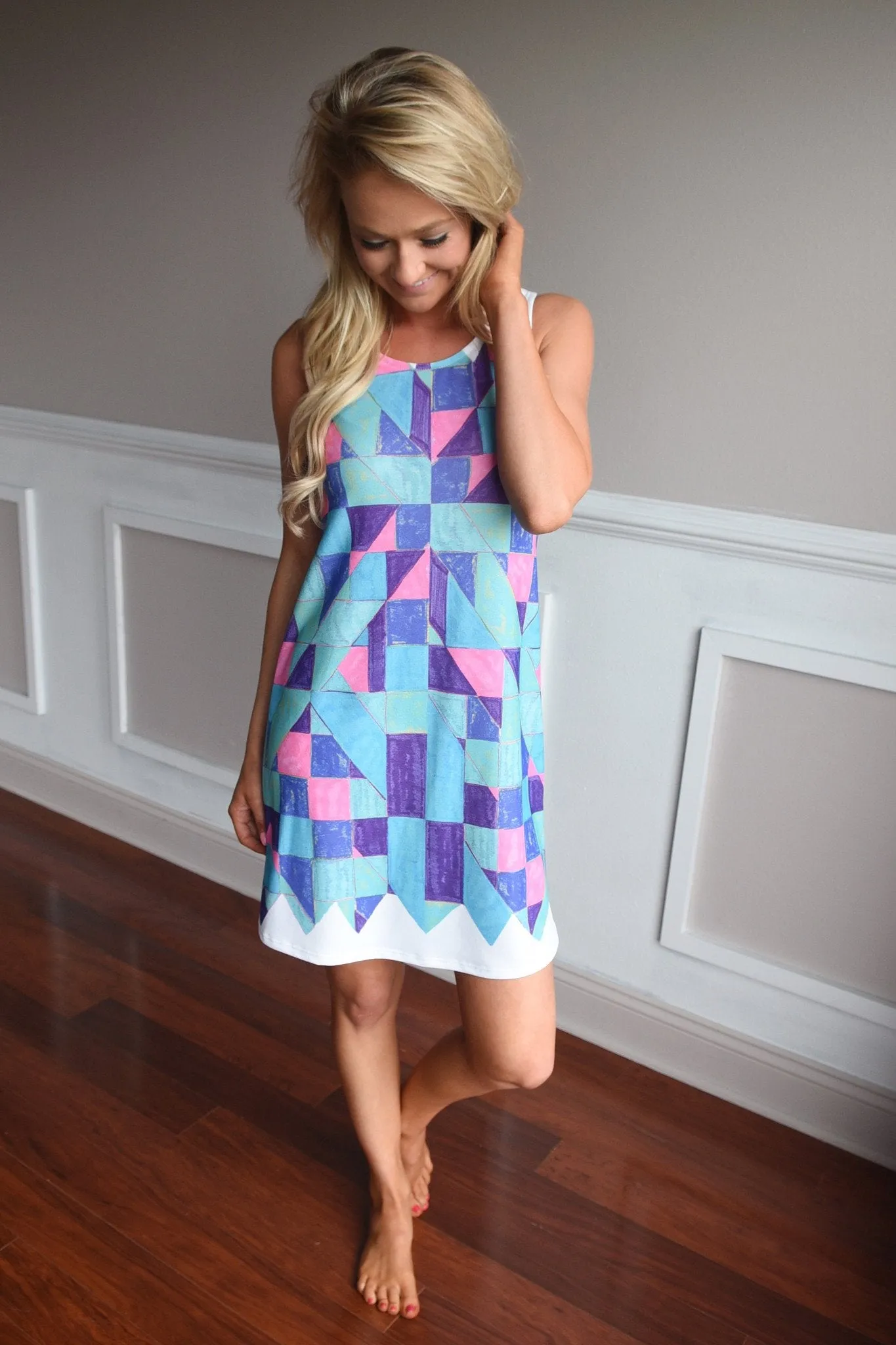 Colored Diamonds Dress
