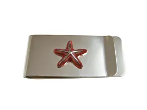 Colored Starfish Money Clip