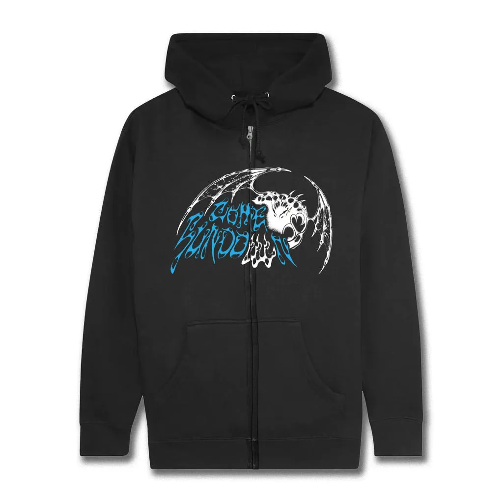 COME SUNDOWN GRAPNEL ZIP HOOD - BLACK
