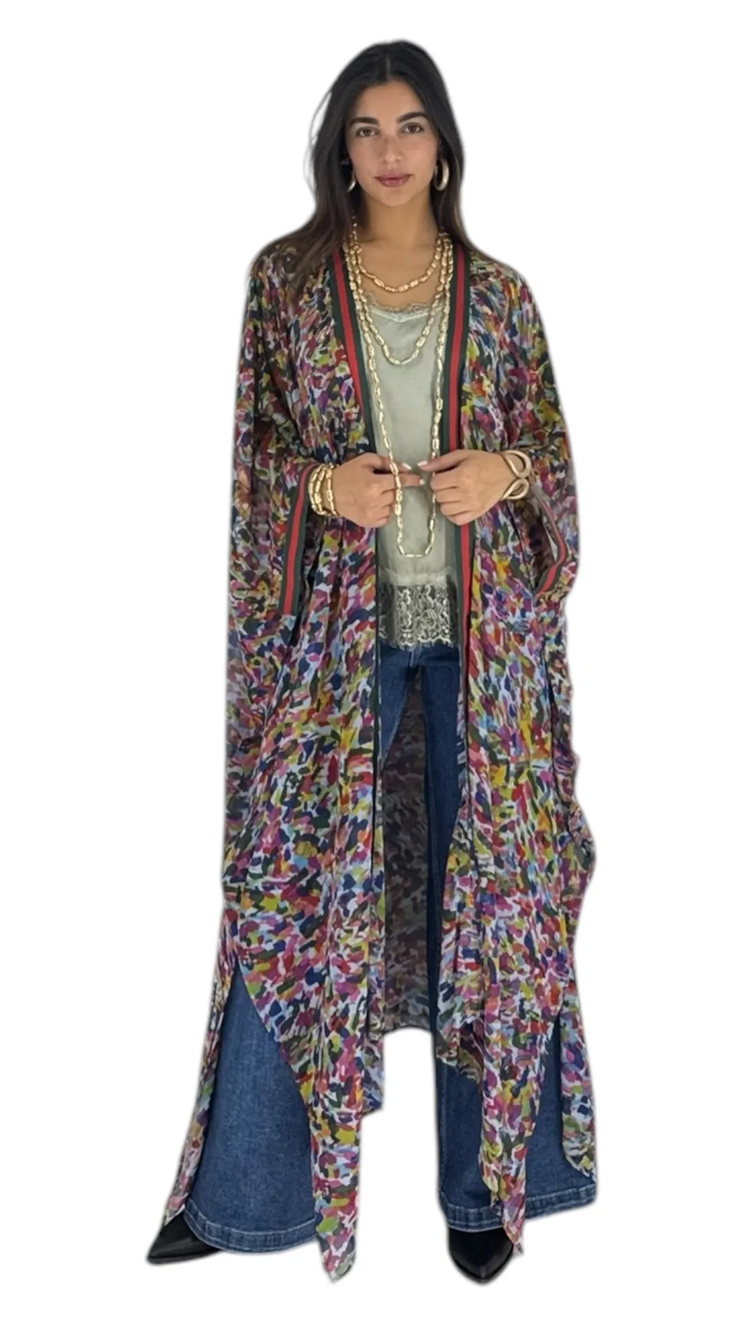 Como colored abaya