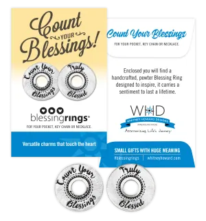 Count Your Blessings Blessing Ring Envelope