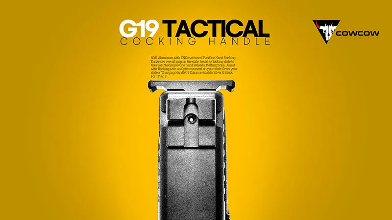 CowCow Tactical Cocking Handle For Marui G19 (Silver)