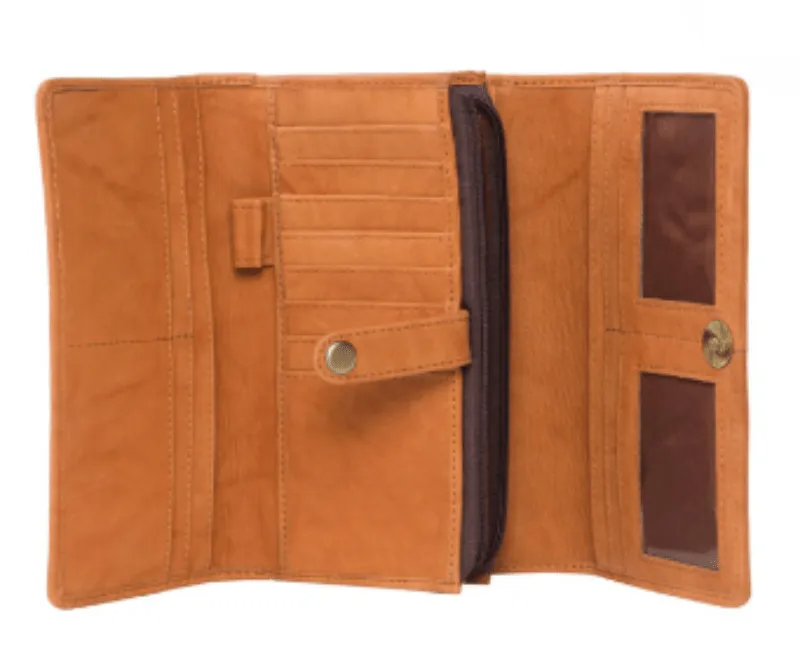 Cowhide Trifold Wallet