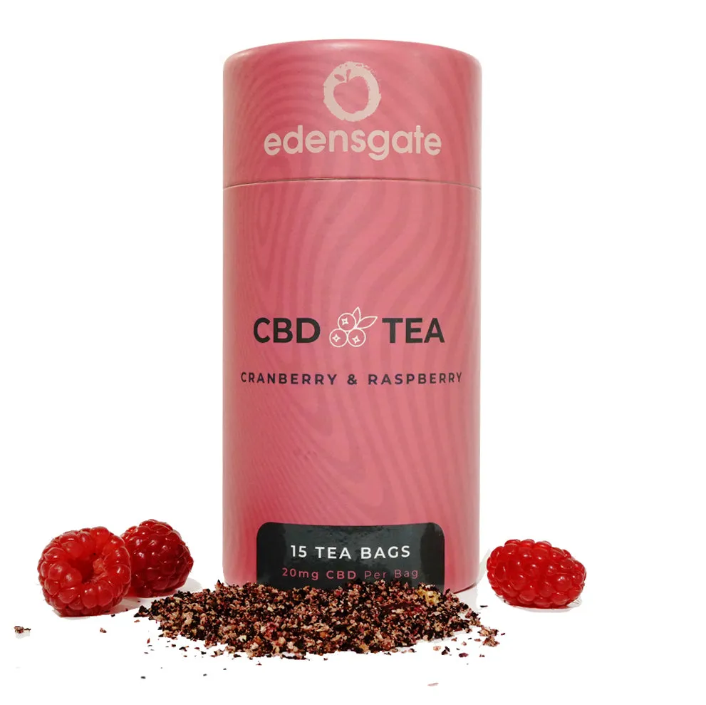 Cranberry & Raspberry CBD Tea