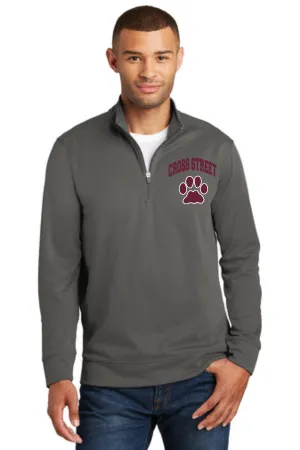 Cross Street Adult 1/4 Zip Performance Pullover