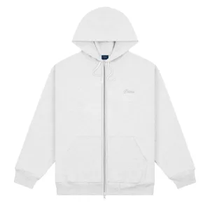 Cursive Zip Hoodie (Ash)