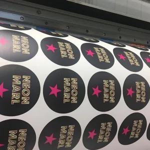 Custom Branded Waterproof Retail Stickers Labels