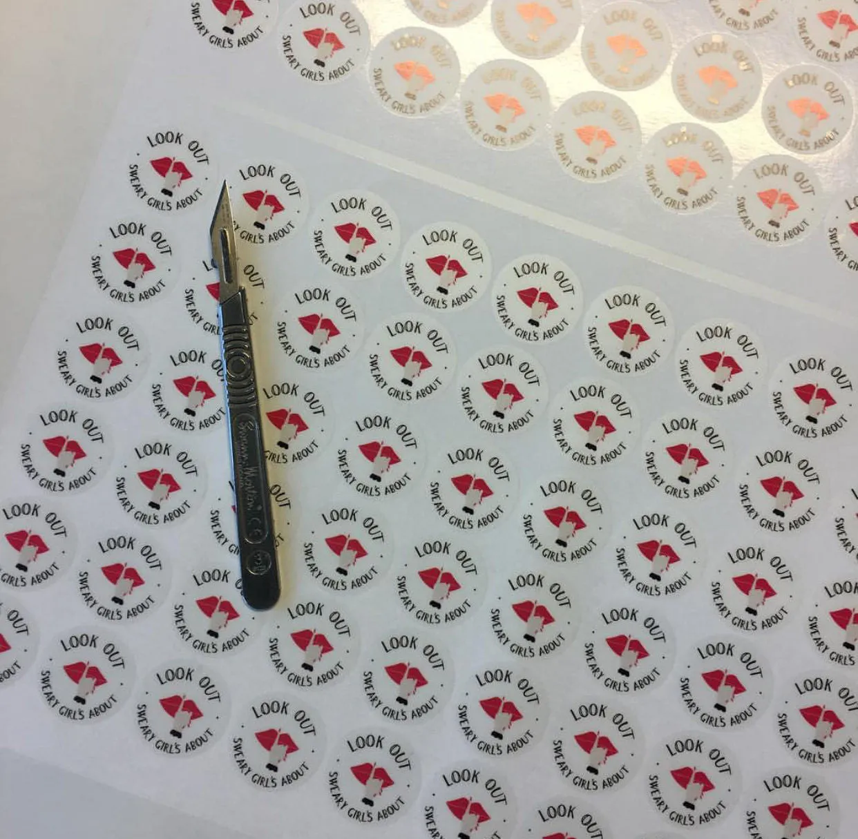 Custom Branded Waterproof Retail Stickers Labels