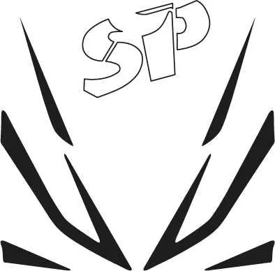 Custom Sticker Set SP | Piaggio ZIP SP