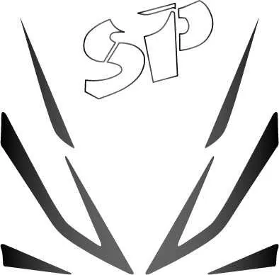 Custom Sticker Set SP | Piaggio ZIP SP