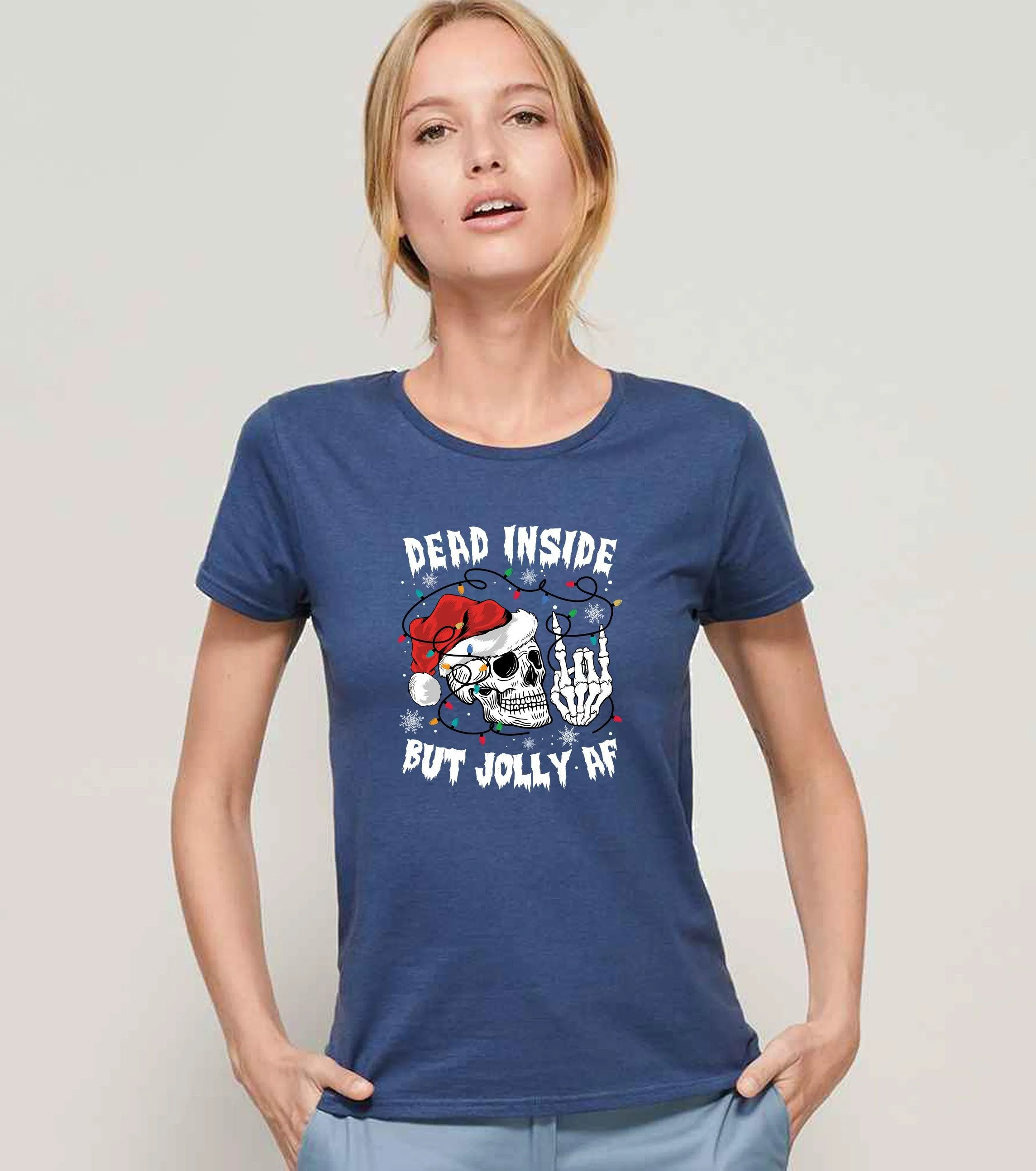Dead inside by Jolly AF Ladies T-shirt