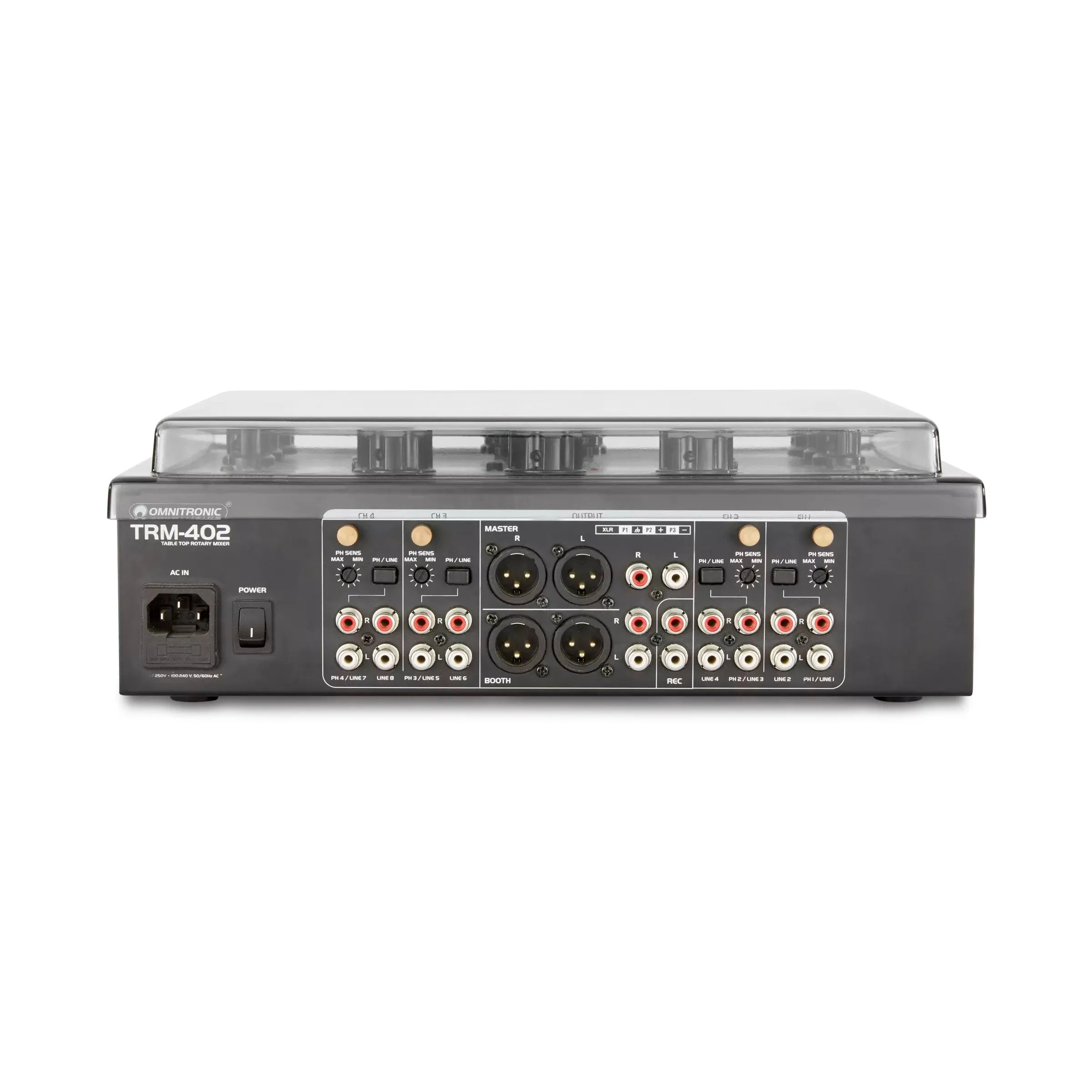 Decksaver DS-PC-TRM402 Cover For Omnitronic TRM-402
