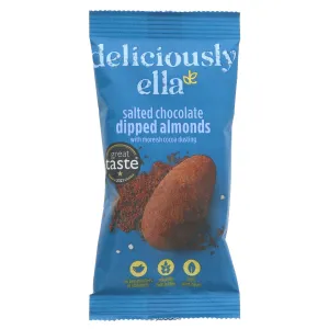 Deliciously Ella | Salted Chocolate Dipped Almons | 27g
