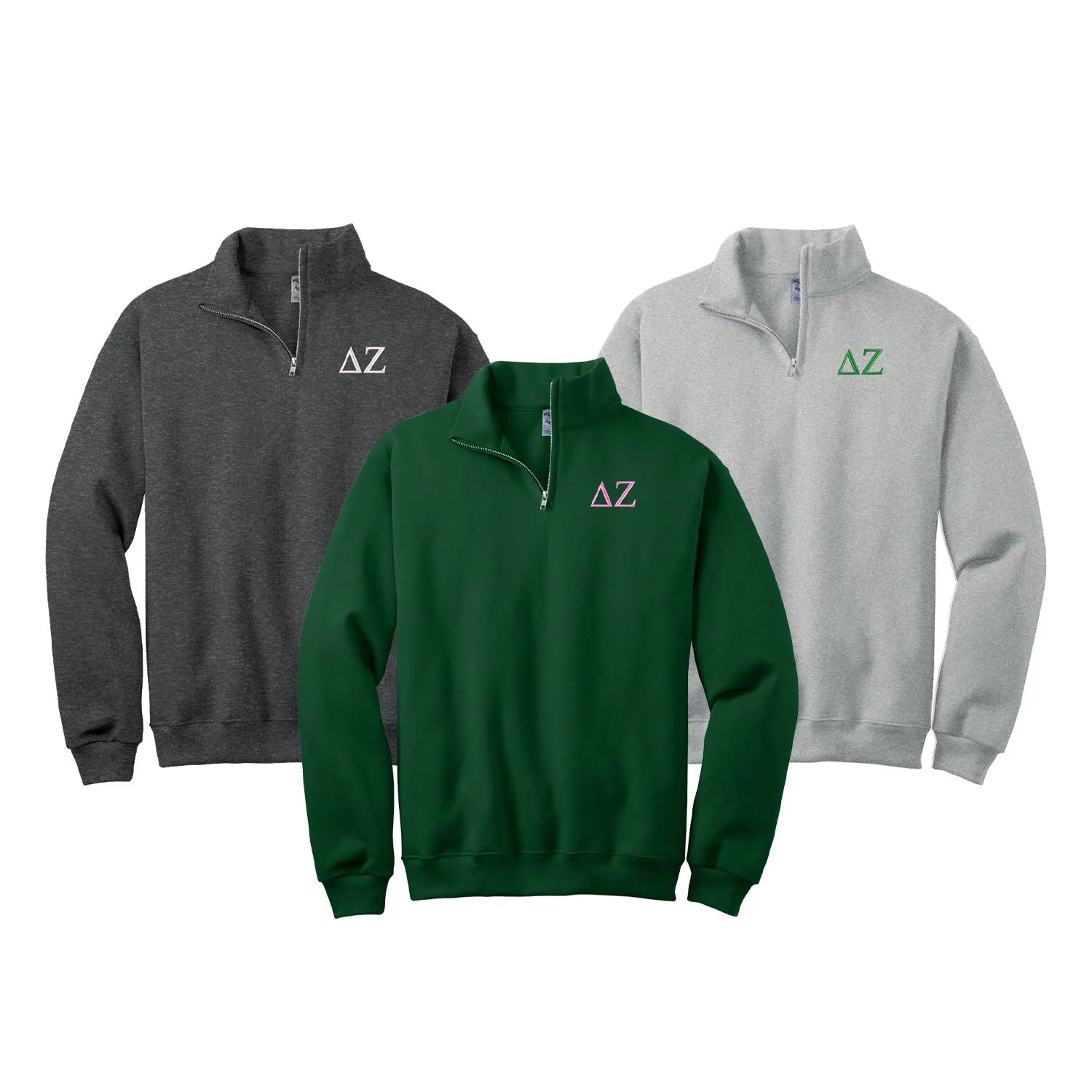 Delta Zeta Qzip Sweatshirt
