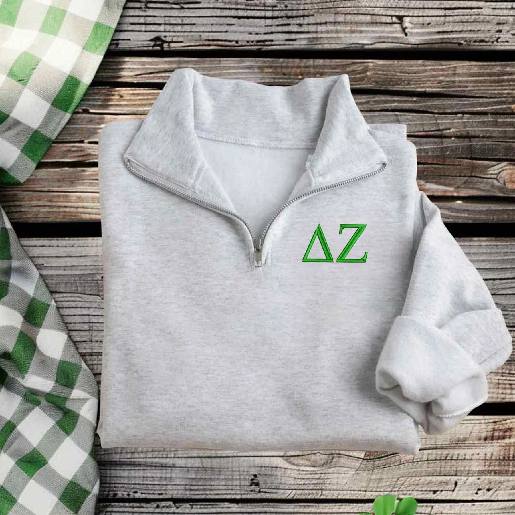 Delta Zeta Qzip Sweatshirt