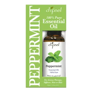 Difeel 100% Pure Essential Oil - Peppermint Oil, Boxed 1 oz.