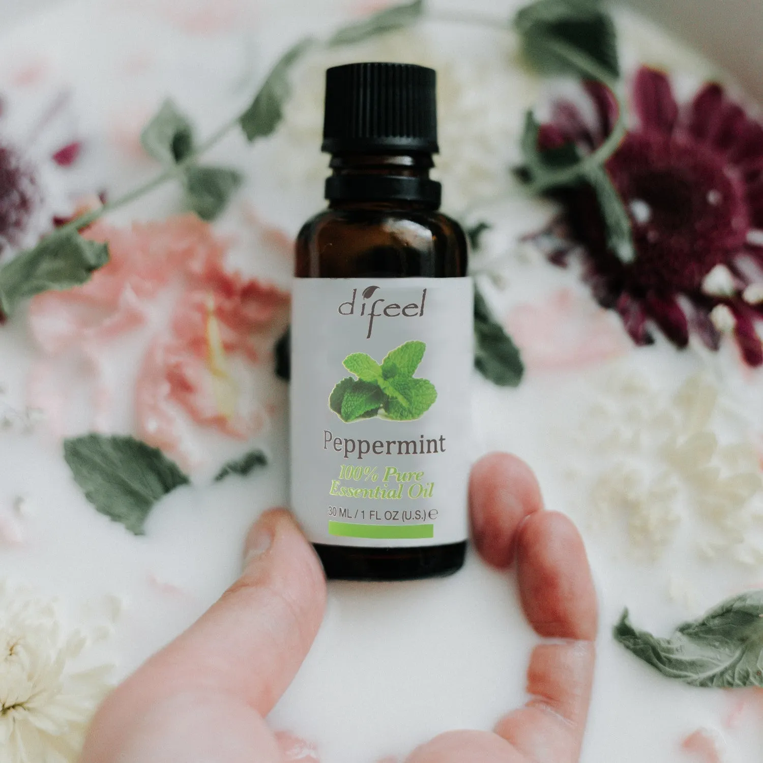 Difeel 100% Pure Essential Oil - Peppermint Oil, Boxed 1 oz.