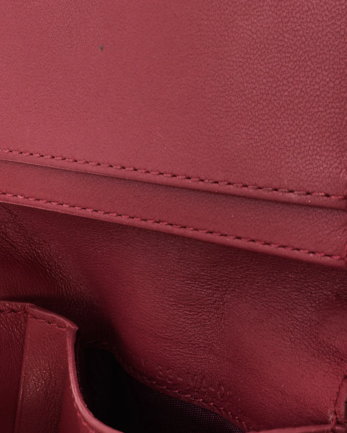 Dior Pink Calfskin Cannage Leather Mini Lady Dior Wallet