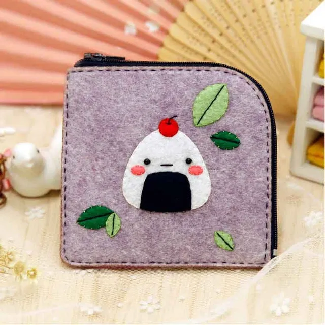 DIY Kit Felt Japanese Wallets and Purses