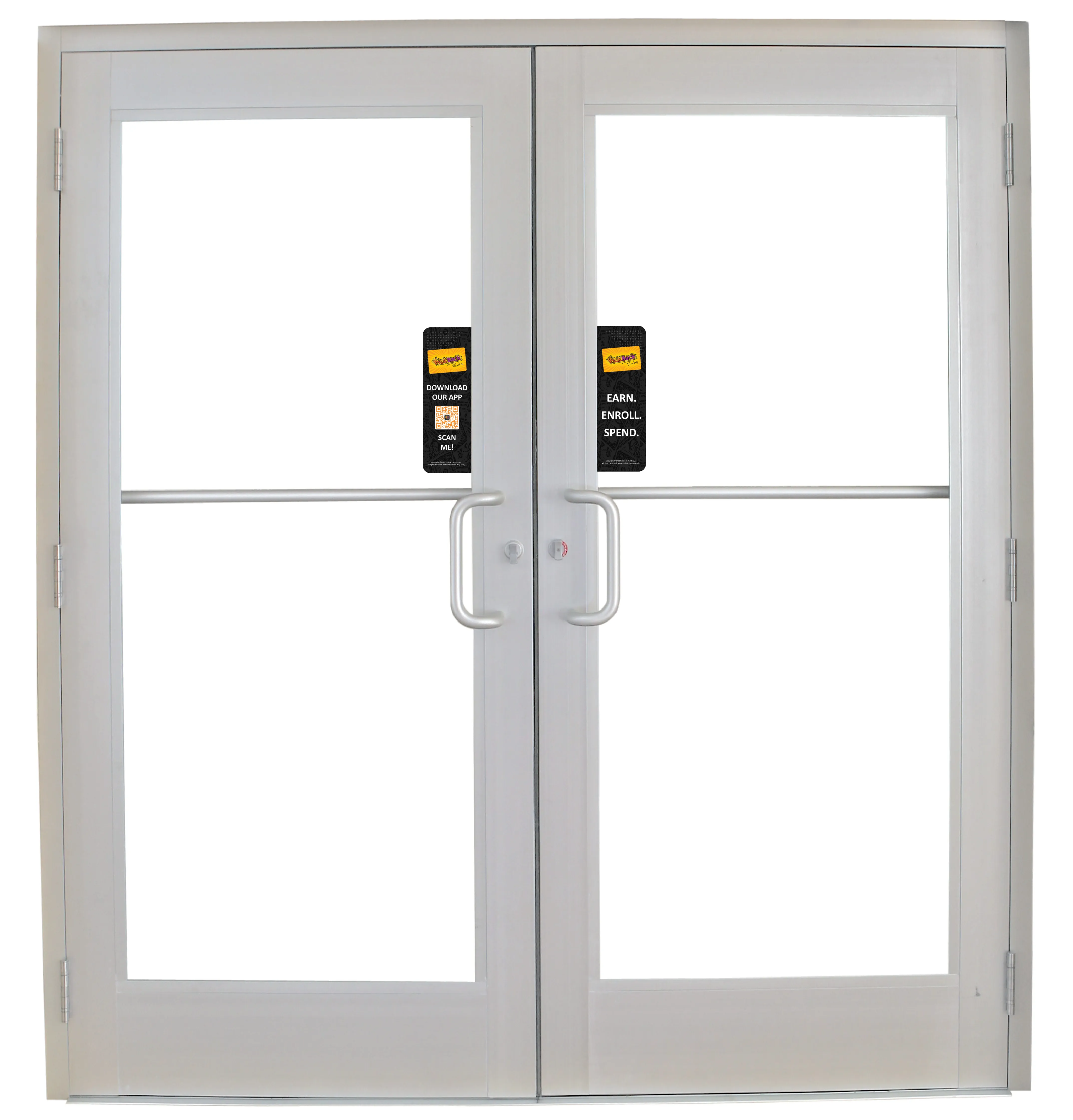 DOOR ENTRANCE DECAL- 2 WAY