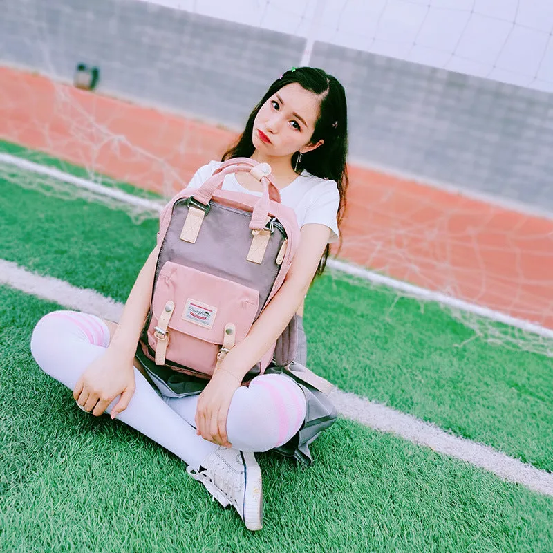 Doughnut Female Preppy Style The Campus Backpacks