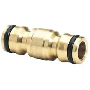 Draper Brass Two Way Coupling, 1/2" Dr-36206