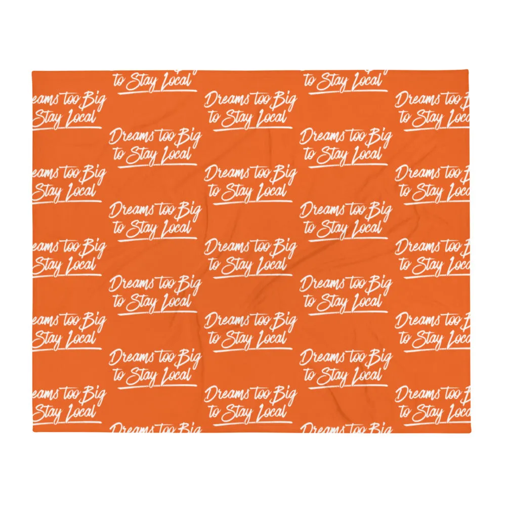 Dreams Too Big Travel Blanket