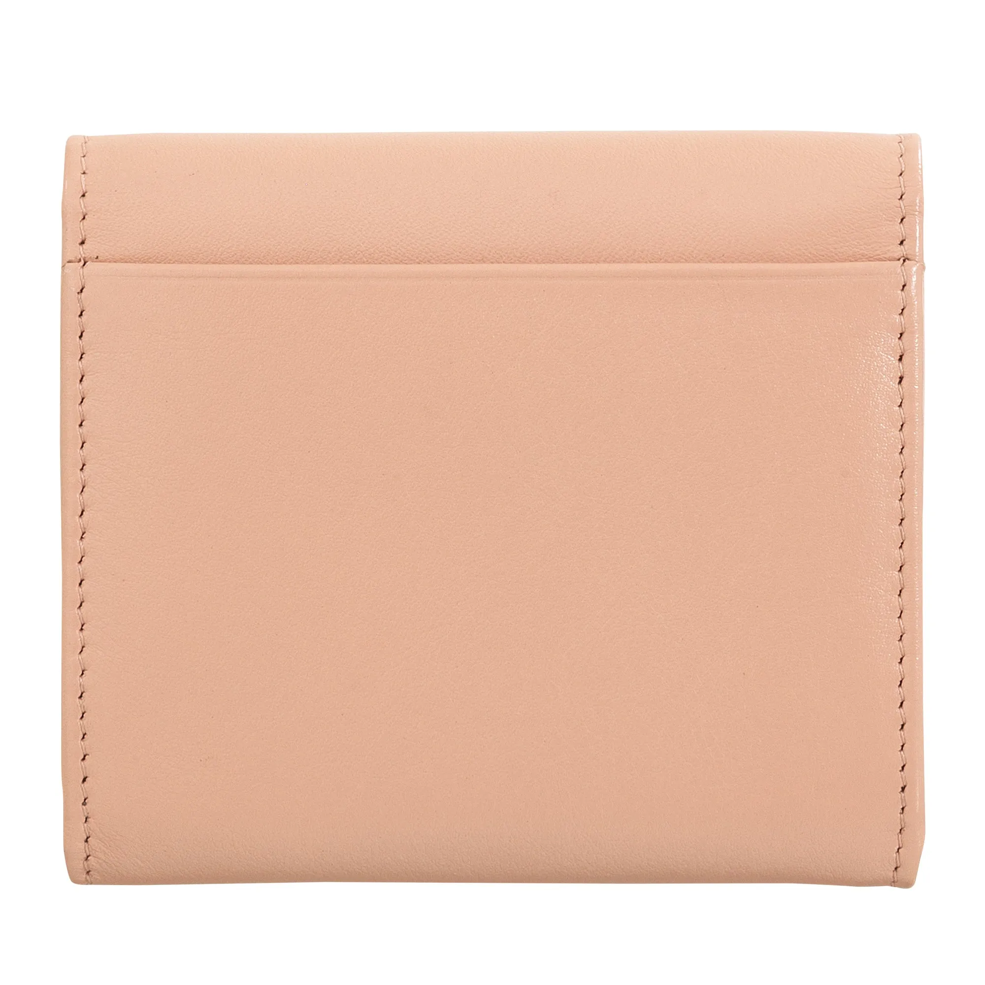 DUDU Mini Women's Slim Portfolio In Vera Leather with Zip holder, button closure, compact colored wallets