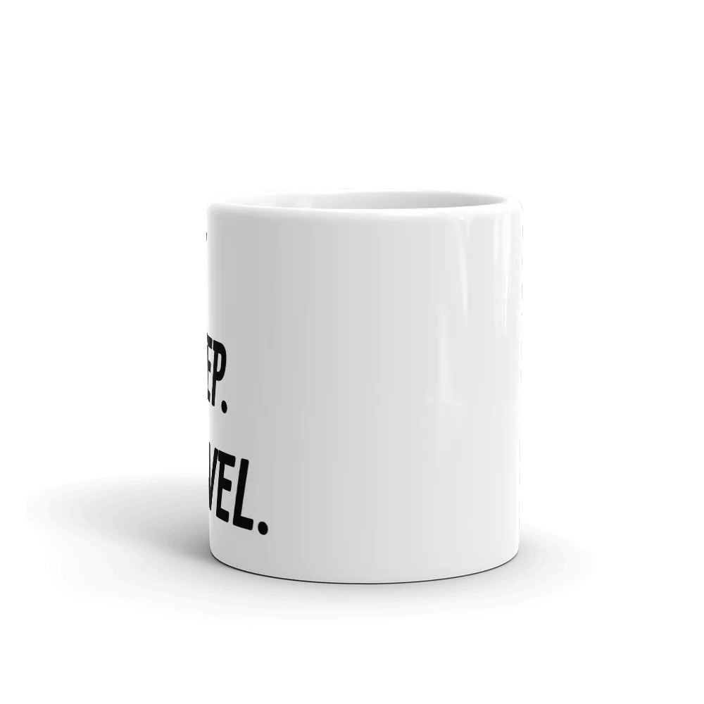 EAT. SLEEP. TRAVEL. Mug