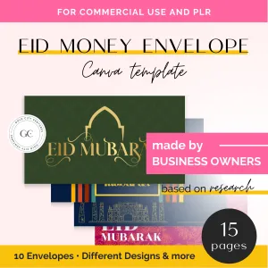 Eid Mubarak Envelope Template