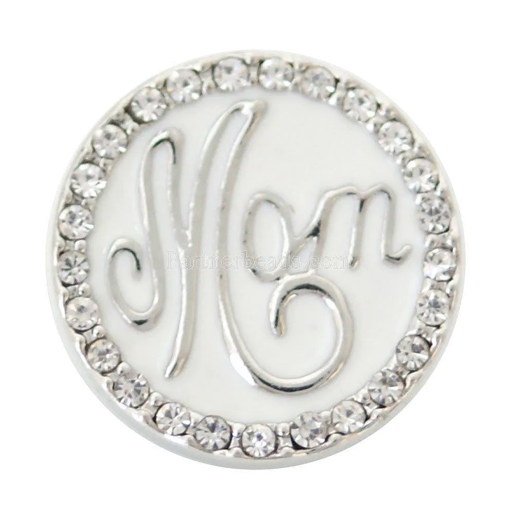 Enamel Mom Jewelry Snap