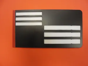 Envelope Guide Hinged Red Tape