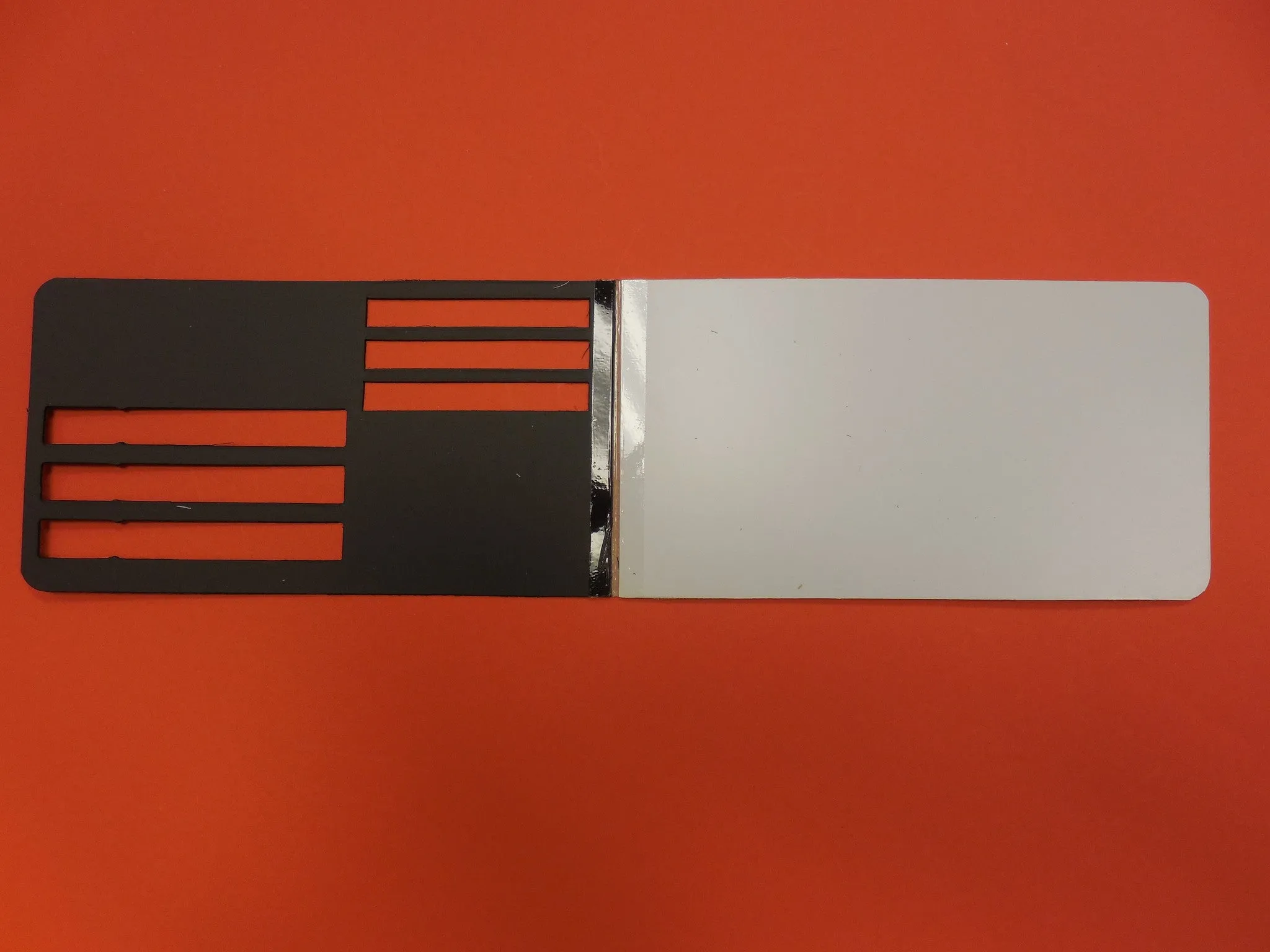 Envelope Guide Hinged Red Tape