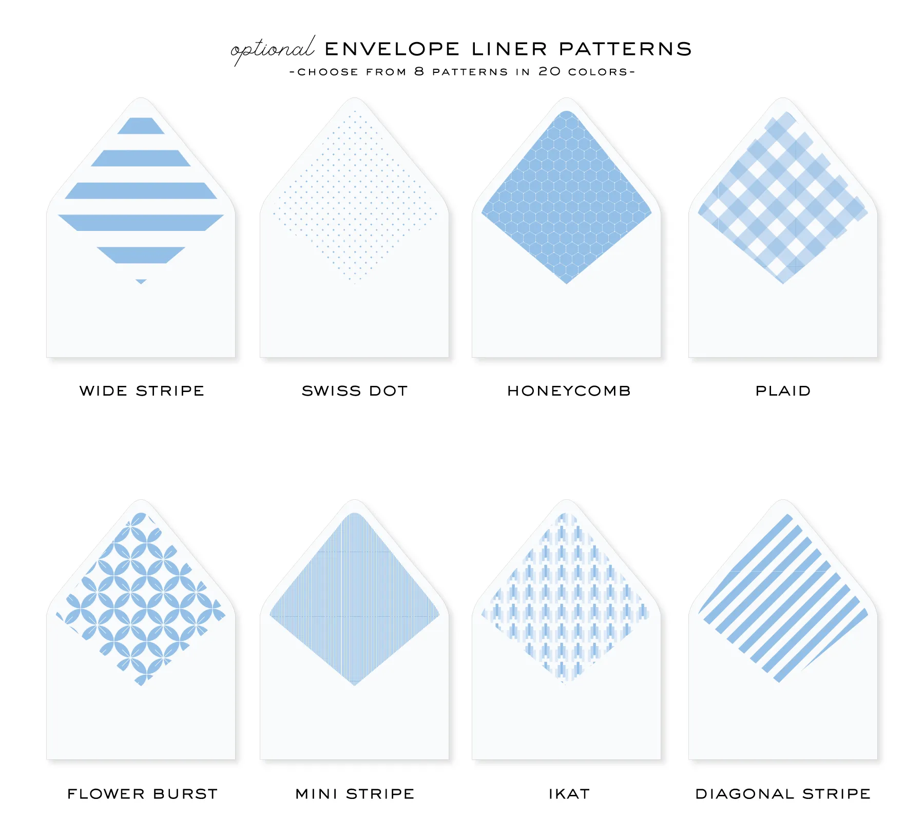 Envelope Liners for 4.25x5.5" Cards
