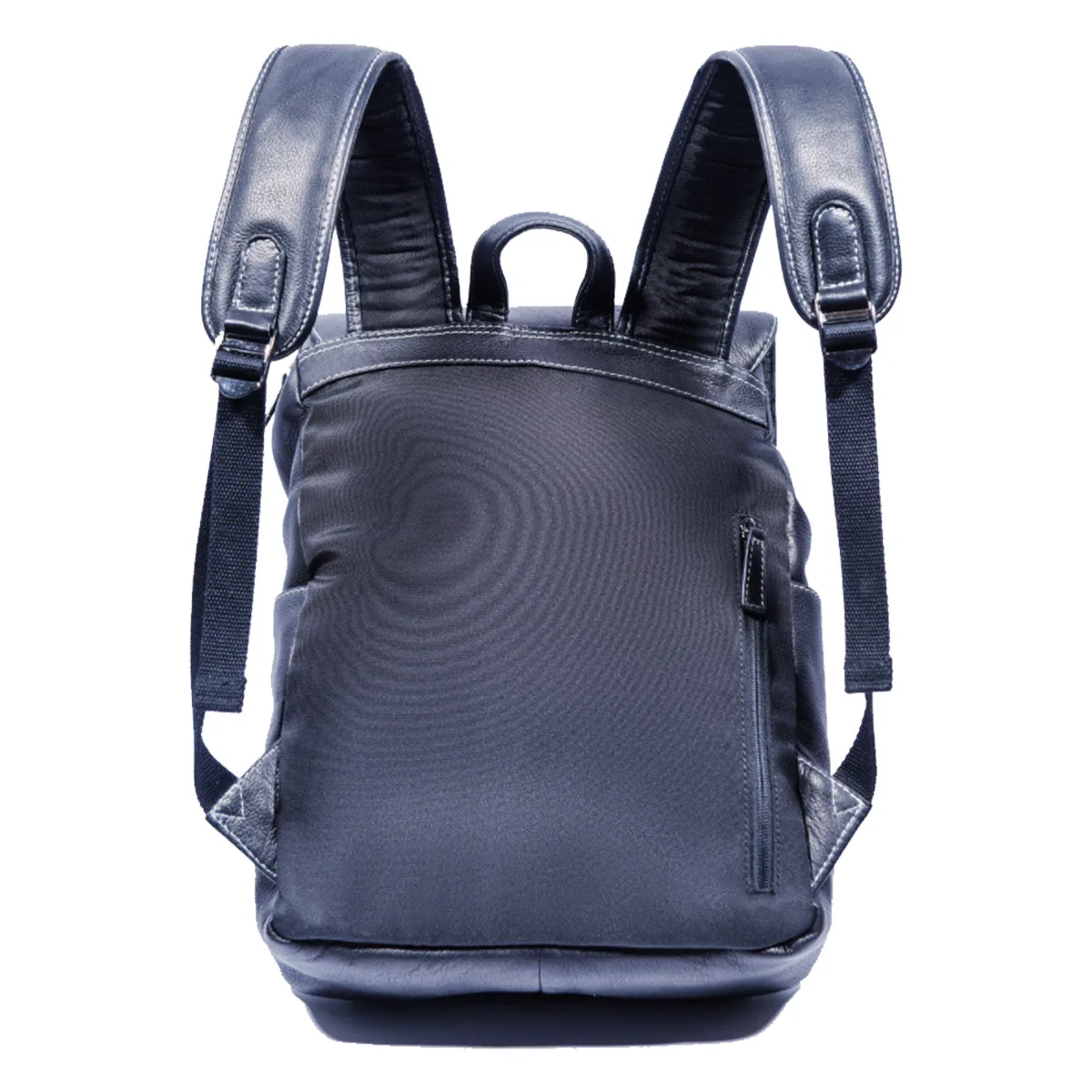 EnzoDesign Urban Light Pebble Grained Leather Backpack