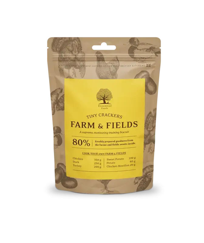 ESSENTIAL FARM & FIELDS TINY CRACKERS 100G