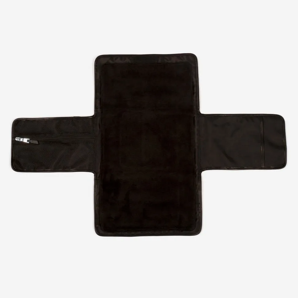 Etta Fold-Away Change Mat Clutch (Silver)