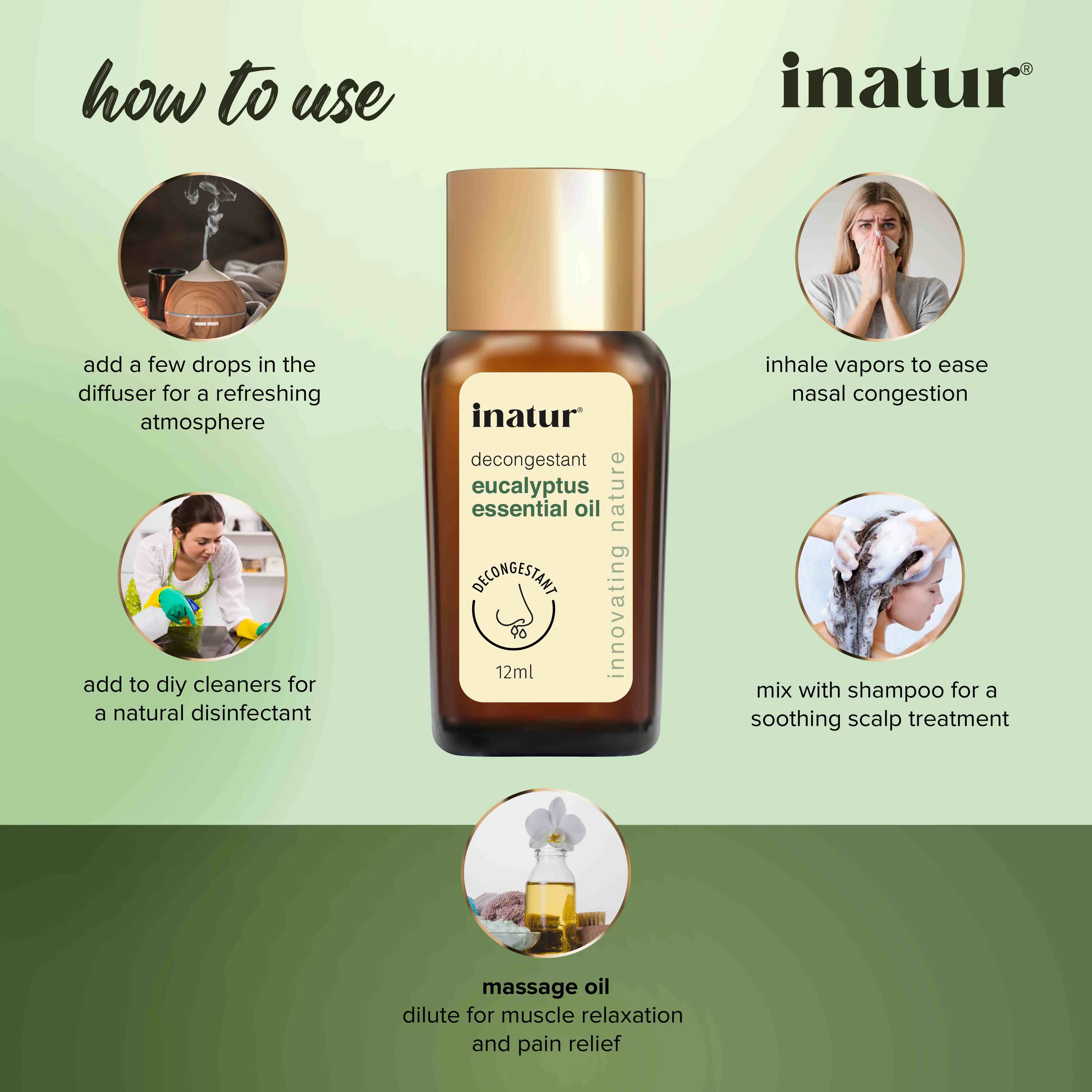 Eucalyptus Pure Essential Oil - 12ml