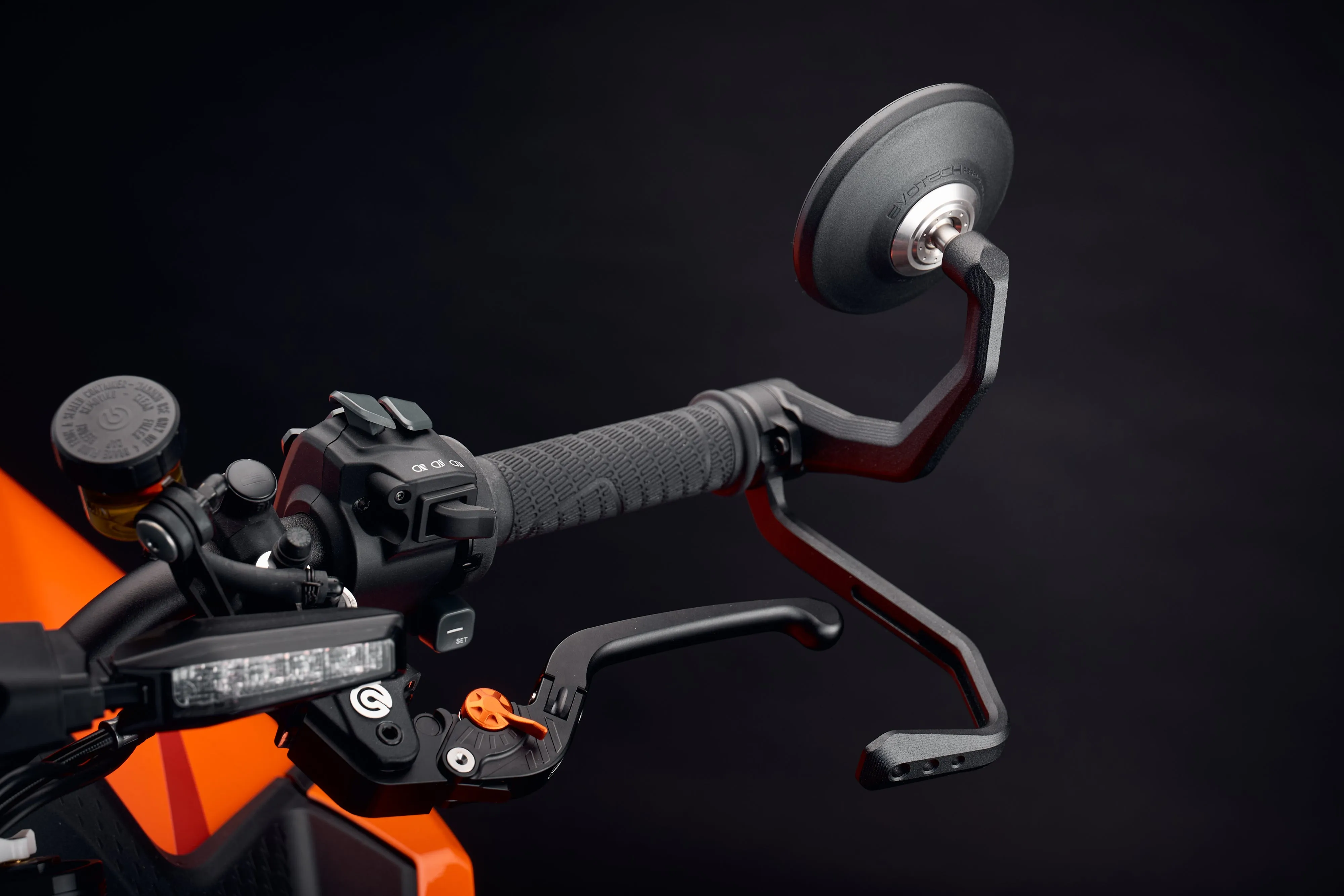 Evotech Bar End Mirrors / Brake and Clutch Protector Kit - KTM 1290 Super Duke R (2017-2019)