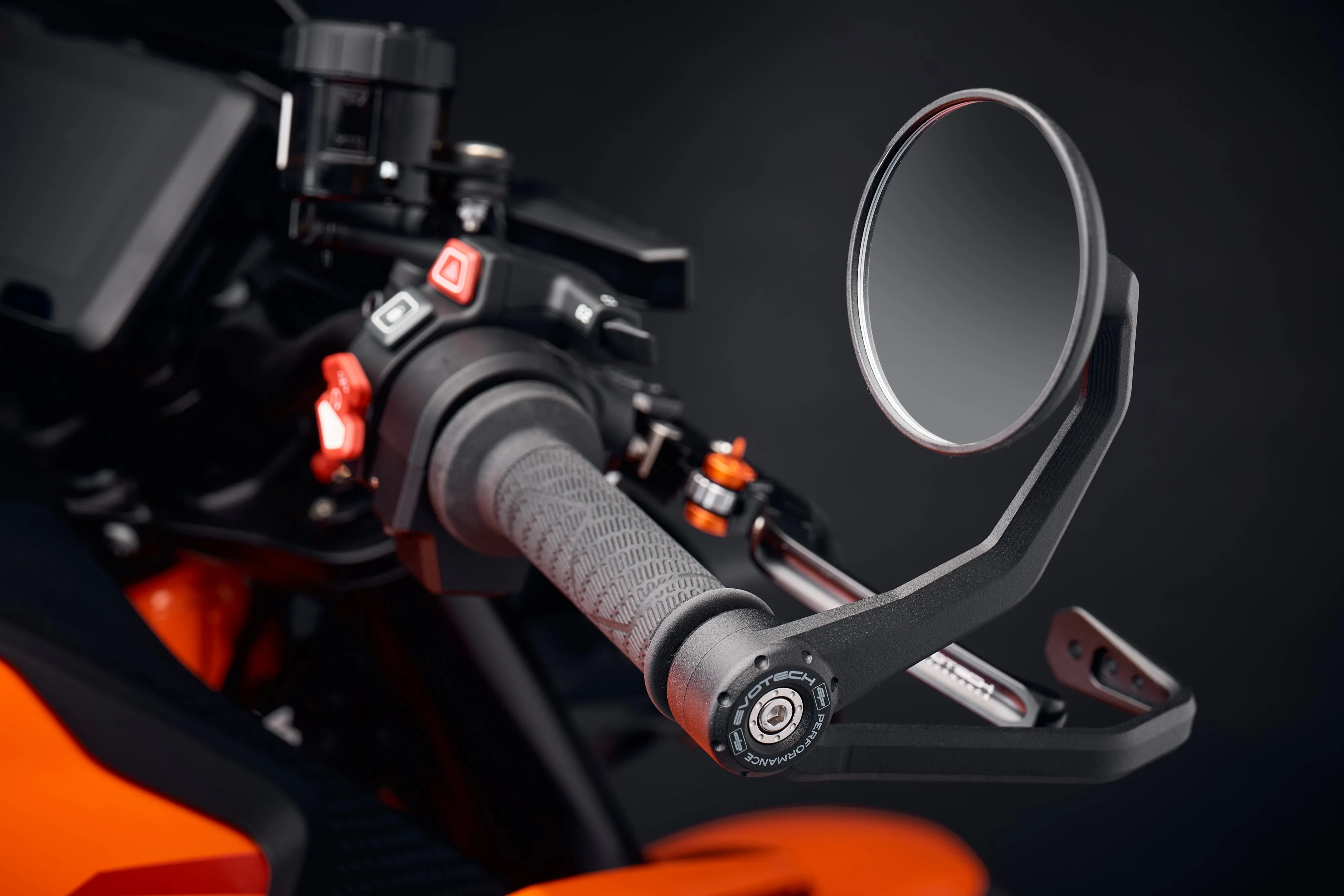 Evotech Bar End Mirrors / Brake and Clutch Protector Kit - KTM 1290 Super Duke R (2017-2019)