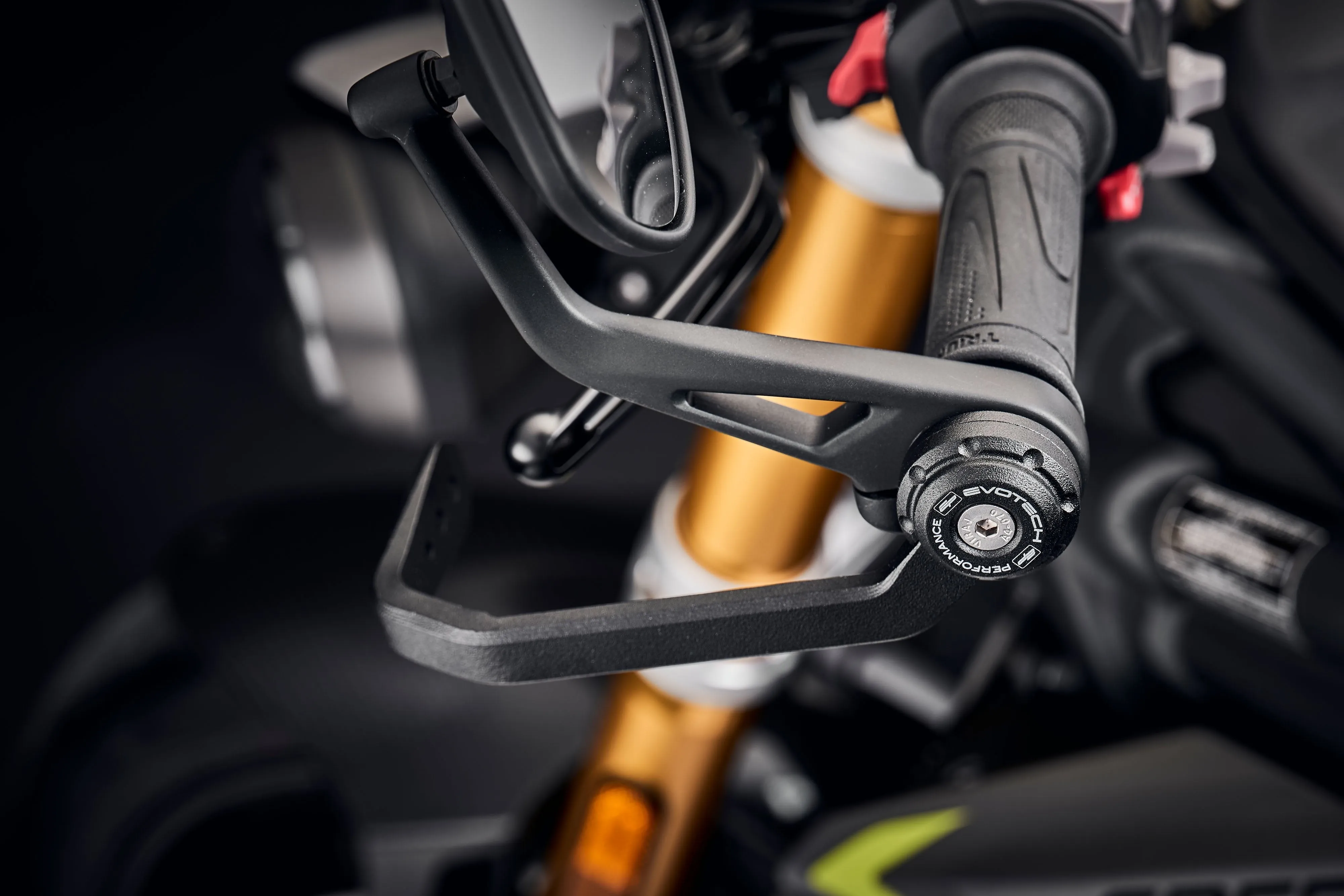 Evotech Triumph Street Triple 765 R Brake And Clutch Lever Protector Kit (2023 ) (Bar End Mirror Version)