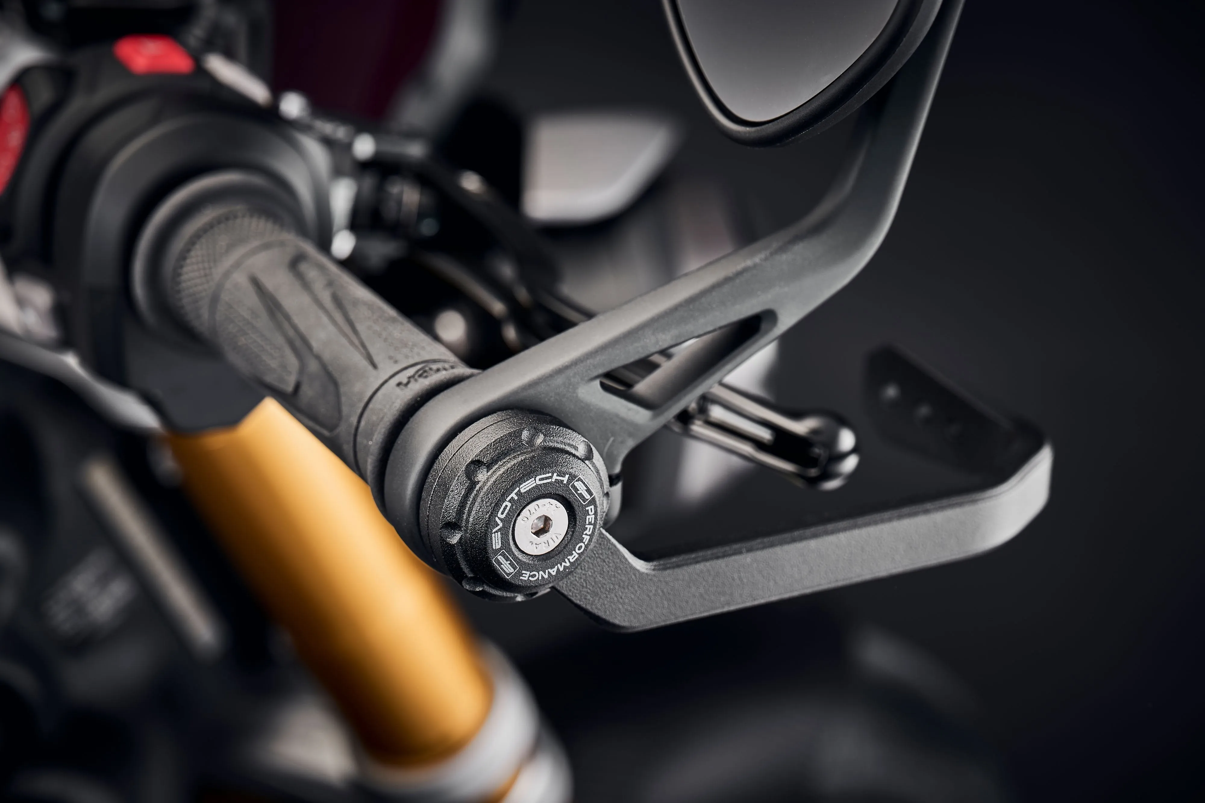Evotech Triumph Street Triple 765 R Brake And Clutch Lever Protector Kit (2023 ) (Bar End Mirror Version)