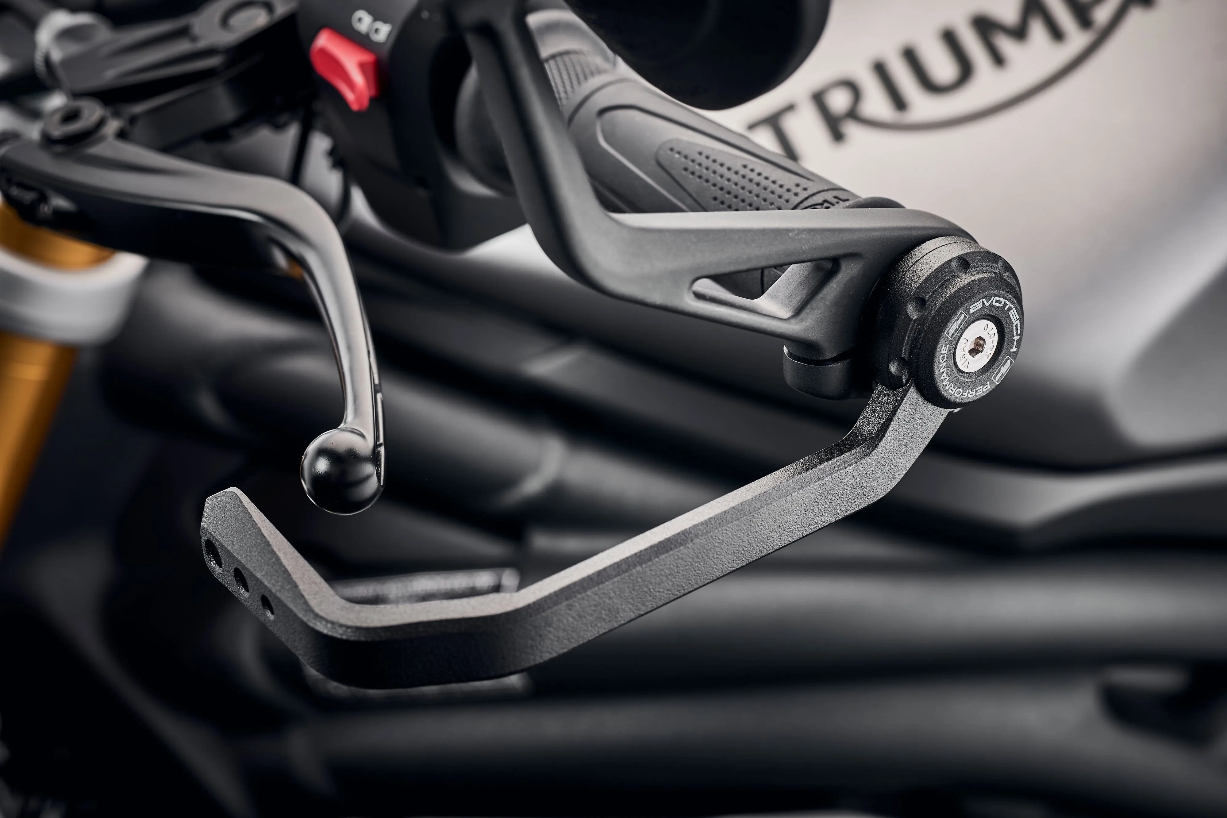 Evotech Triumph Street Triple 765 R Brake And Clutch Lever Protector Kit (2023 ) (Bar End Mirror Version)