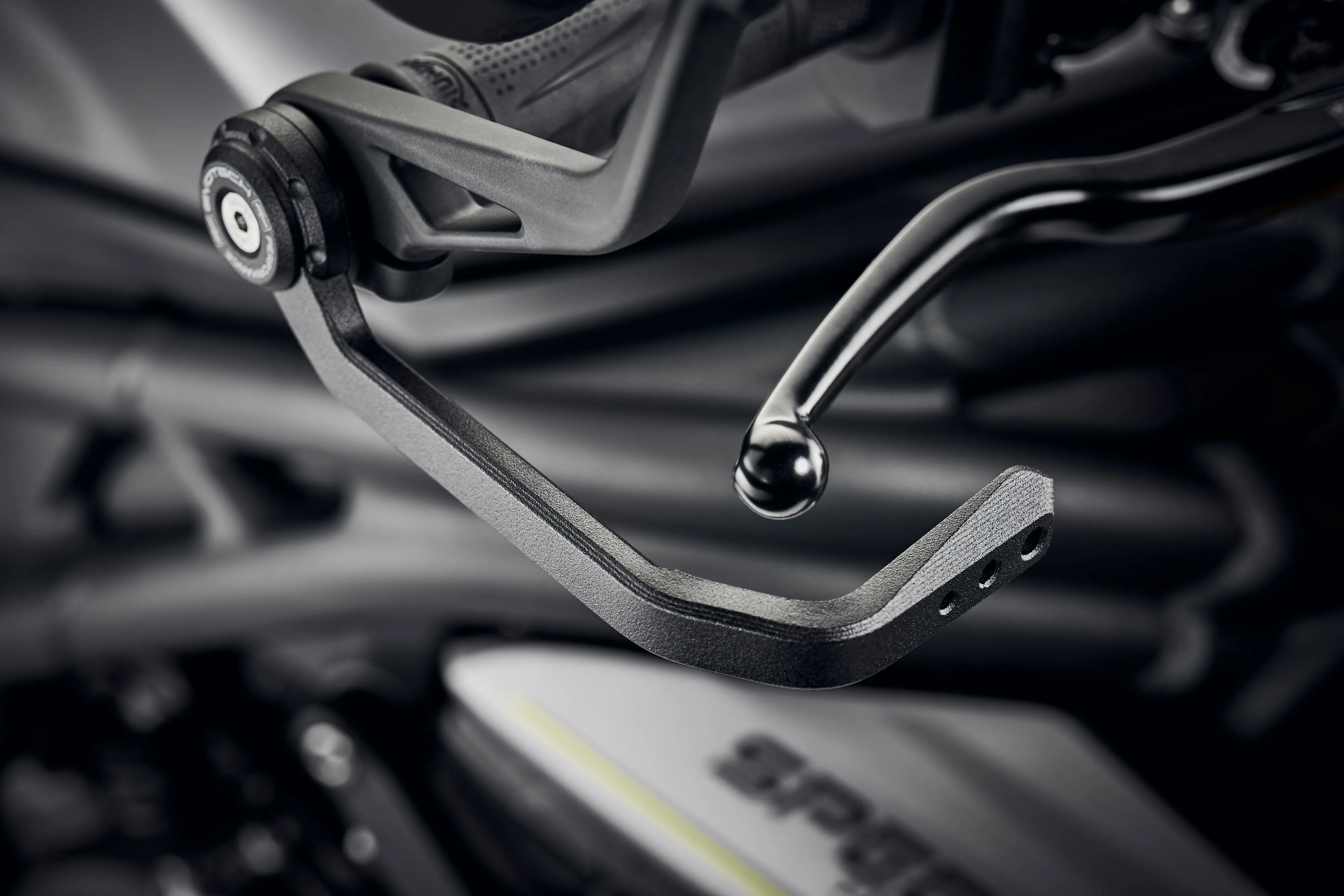 Evotech Triumph Street Triple 765 R Brake And Clutch Lever Protector Kit (2023 ) (Bar End Mirror Version)