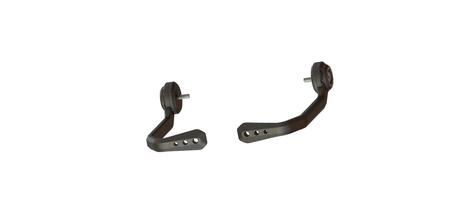 Evotech Triumph Street Triple 765 R Brake And Clutch Lever Protector Kit (2023 ) (Bar End Mirror Version)