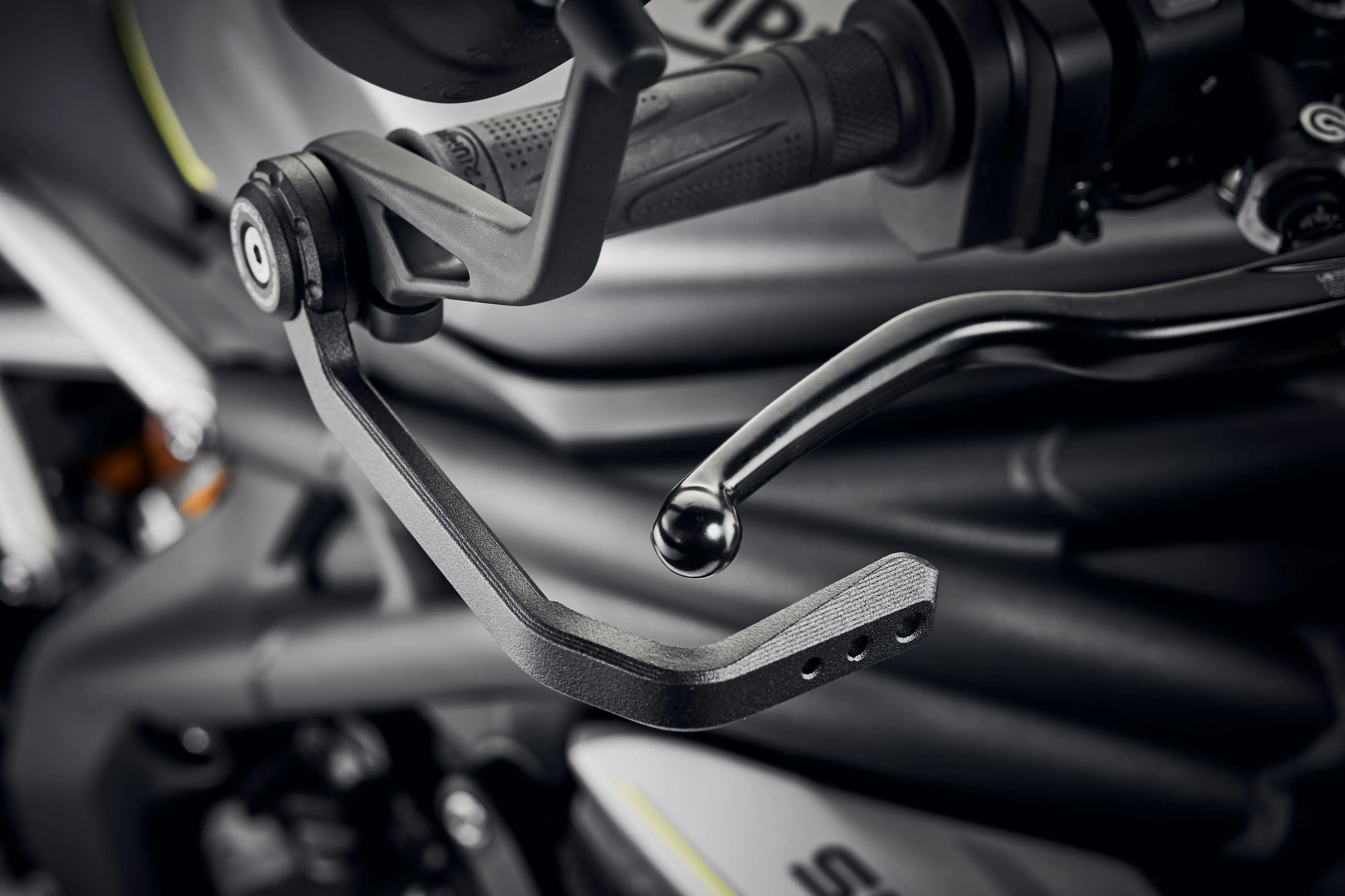 Evotech Triumph Street Triple 765 R Brake And Clutch Lever Protector Kit (2023 ) (Bar End Mirror Version)